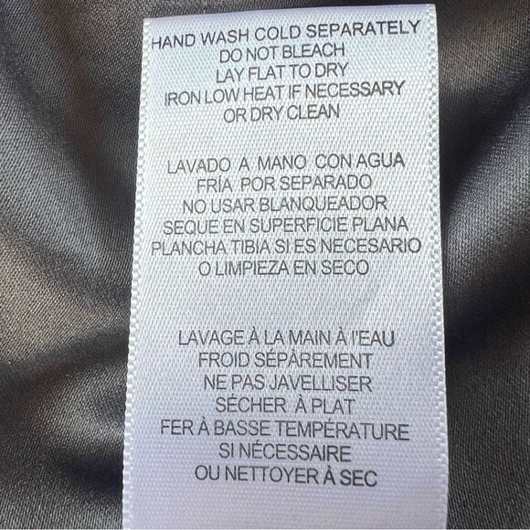 Kut from the Kloth Charcoal Faux Suede Peplum Full Zip Career Cadual Blazer SZ S - Picture 10 of 13